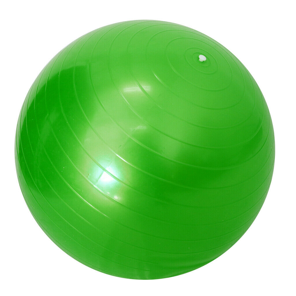 55cm Yoga Ball with Pump Anti Burst Exercise Balance Workout Fitness Green