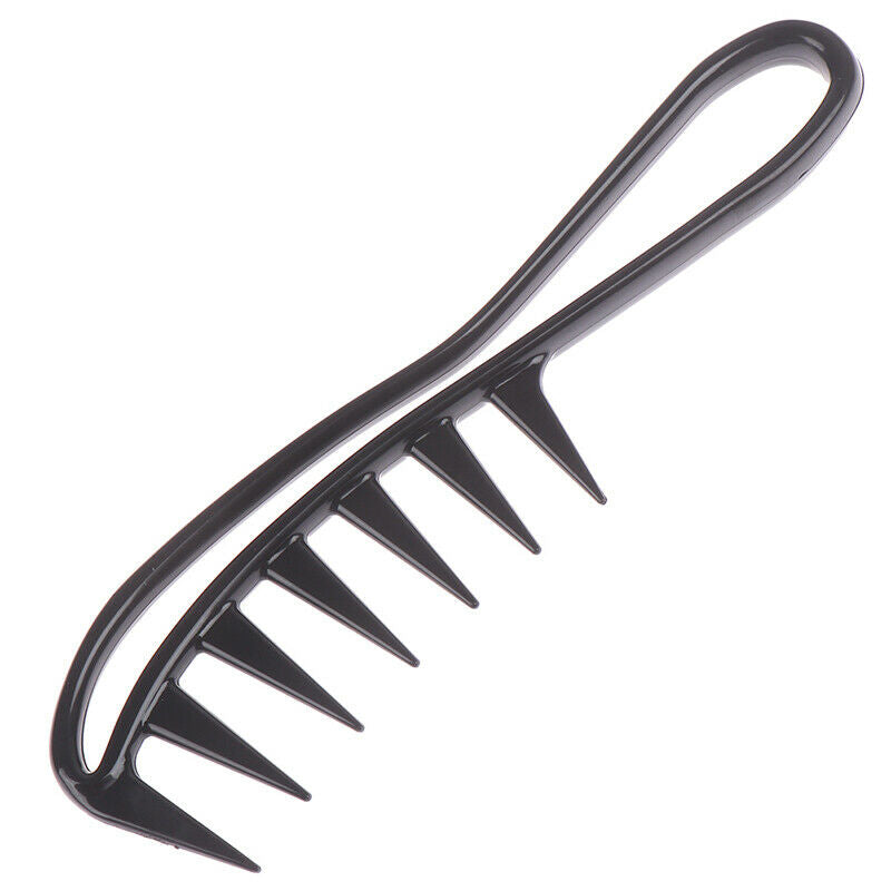 Handle Wide Tooth Comb Curly Hair Salon Hairdressing Comb For Hair Stylin.l8