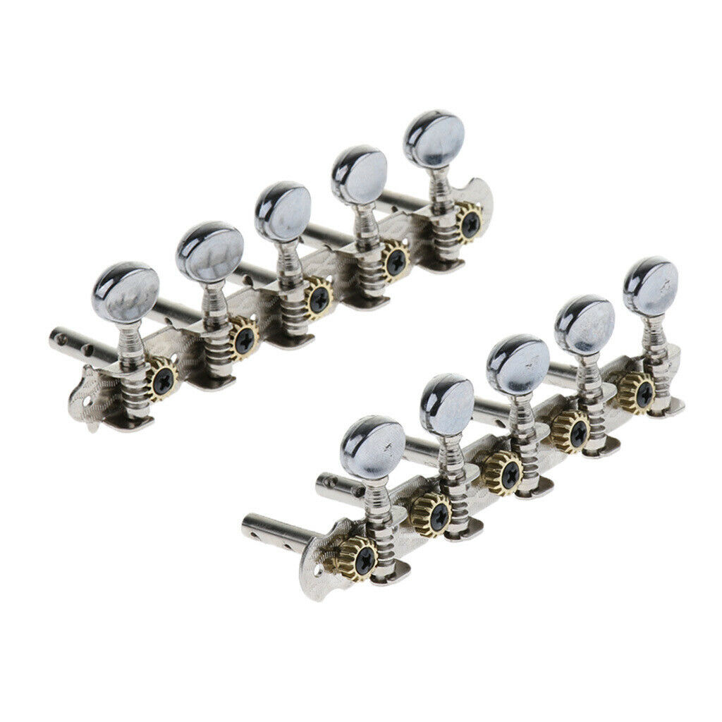 5R5L Guitar Tuning Pegs Tuners Machine Heads for 10 String Electric Guitar