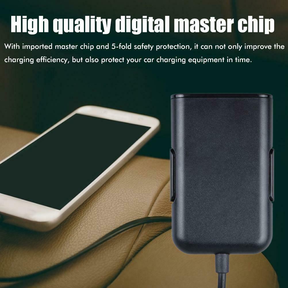 5V/4.8A Mobile Phone Charger 4 Port USB Car Charger Adapter for All DC 4800mA