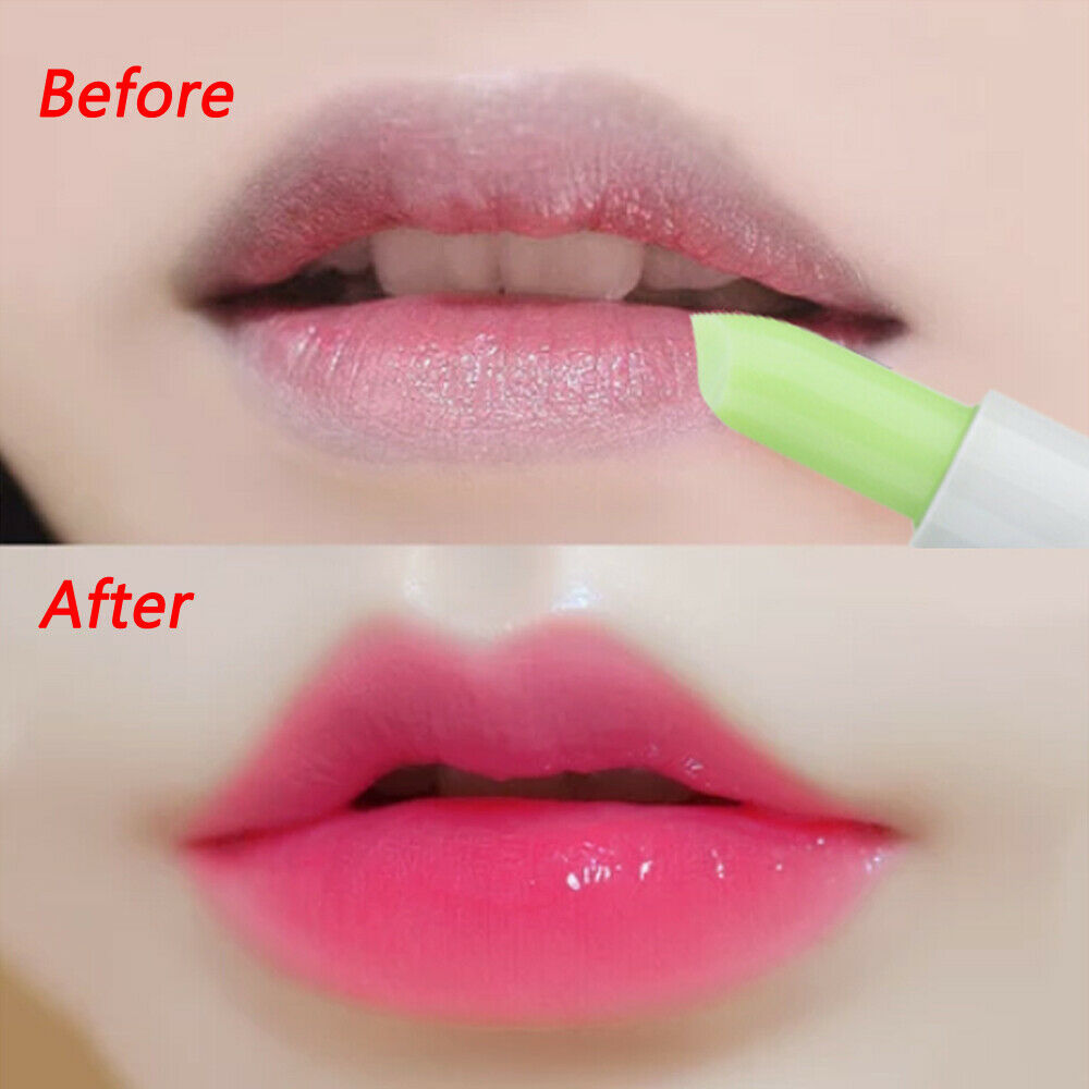 1pcs Aloe Vera Lipstick Lip Stick Moisturizing Color Changing Nonstick Cup Plant