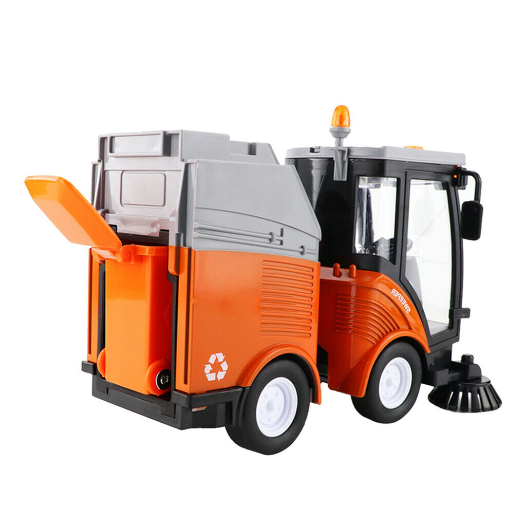 Road Sweeper Cleaning Car Garbage Truck Simulation Sound Sanitation Car Toys