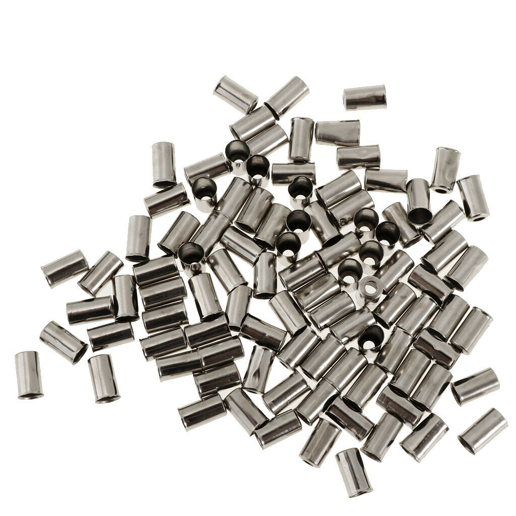 100pcs bicycle brake cable end   brake claws cable housing ferrules aluminum