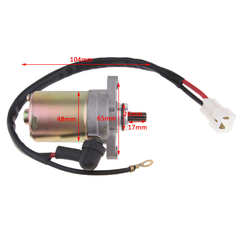 9 Splines 9 Teeth Starter Motor for Yamaha Jog 50