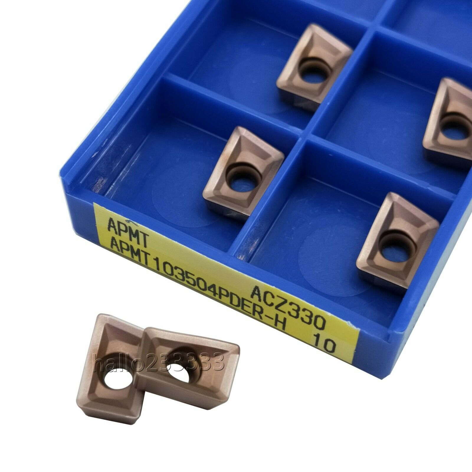 10PCS APMT103504PDER-H ACZ330 Indexable CNC Carbide Milling Inserts For P M K