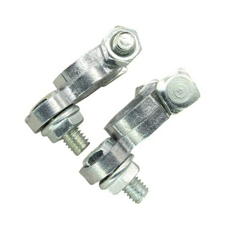 2PCS Car Boat Battery Terminals Cable Ends Connector Clamp Negative Positive Kit