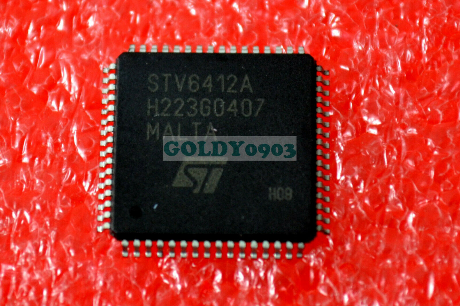 STV6412A AUDIO/VIDEO SWITCH MATRIX Package:QFP-64