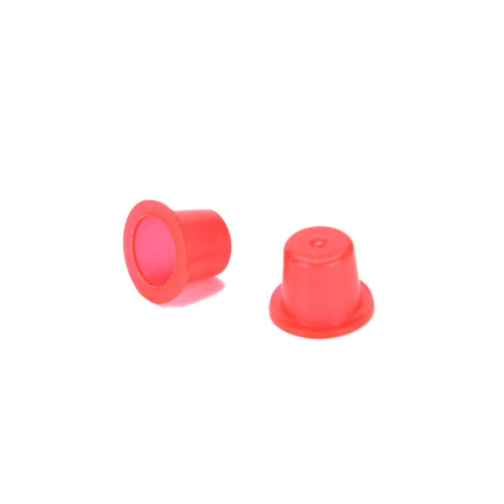 100x Small Plastic Tattoo Ink Cups Caps Holder Pigment Supplies .l8