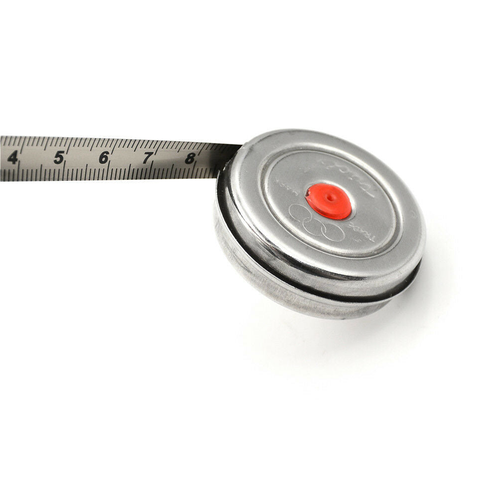2m Mini Office Stainless Steel Woodworking Retractable Tape Measure Metric DD