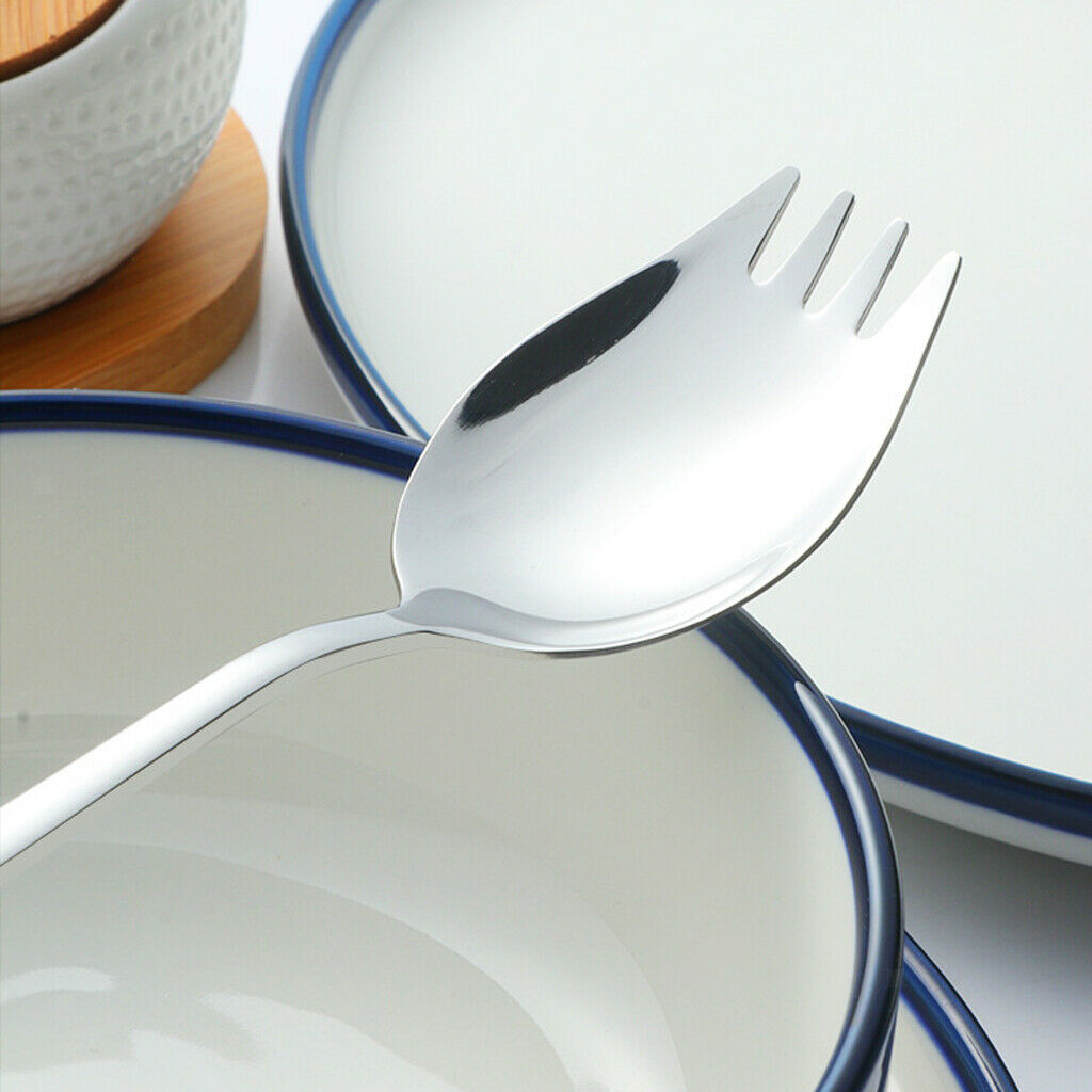 Portable Stainless Steel Spork Cutlery Flatware Outdoor Picnic Utensils