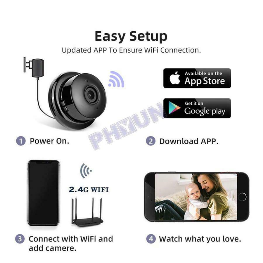 1080P Wireless WIFI IP HD Camera Smart Home Security Camera Remote Monitoring