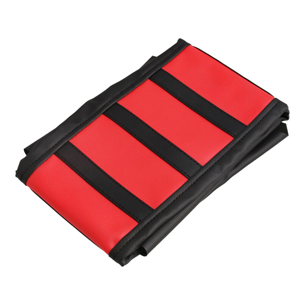 Dirt Bike Seat Cover Rubber Universal Durable Red/Black Fashion Design
