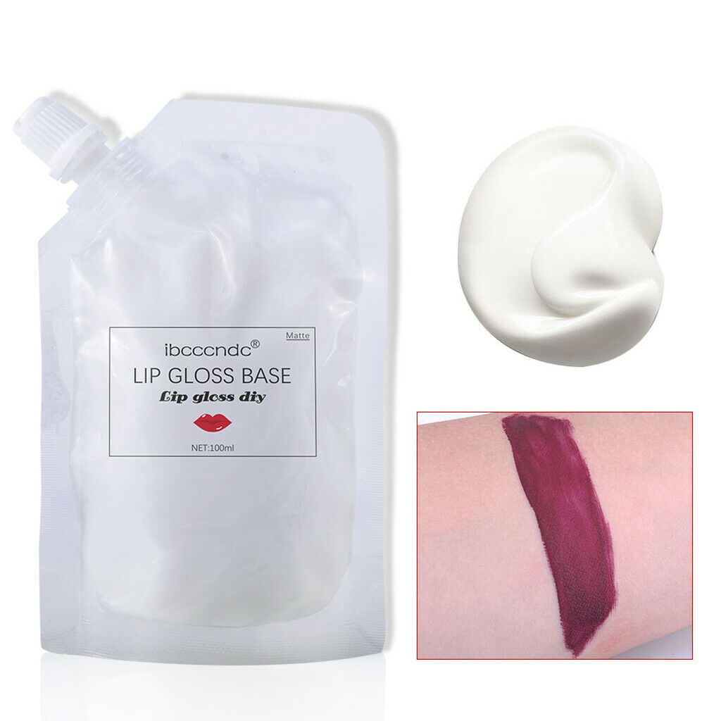 2Bags 100ml Makeup Lip Gloss Base Essence Hydrating Non-sticky DIY Gel