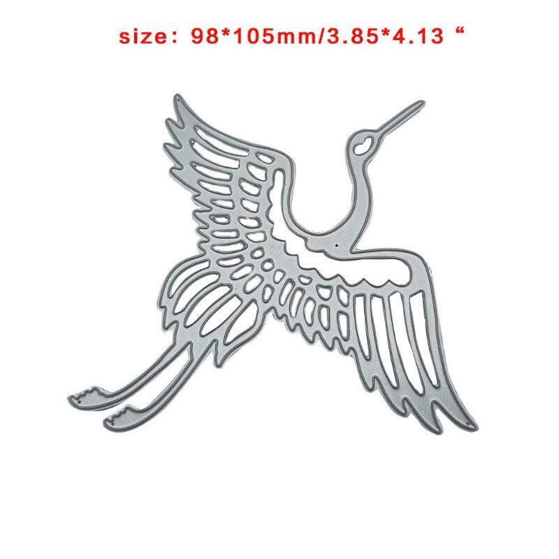 Flying Red-crowned Crane Carbon Steel Cutting Dies DIY Scrapbooking Photo Album