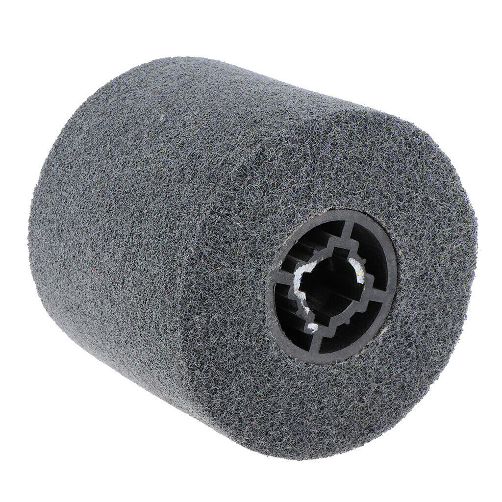 Non-woven Abrasive Flap Wire Drawing Polishing Burnishing Wheel #180 Gray