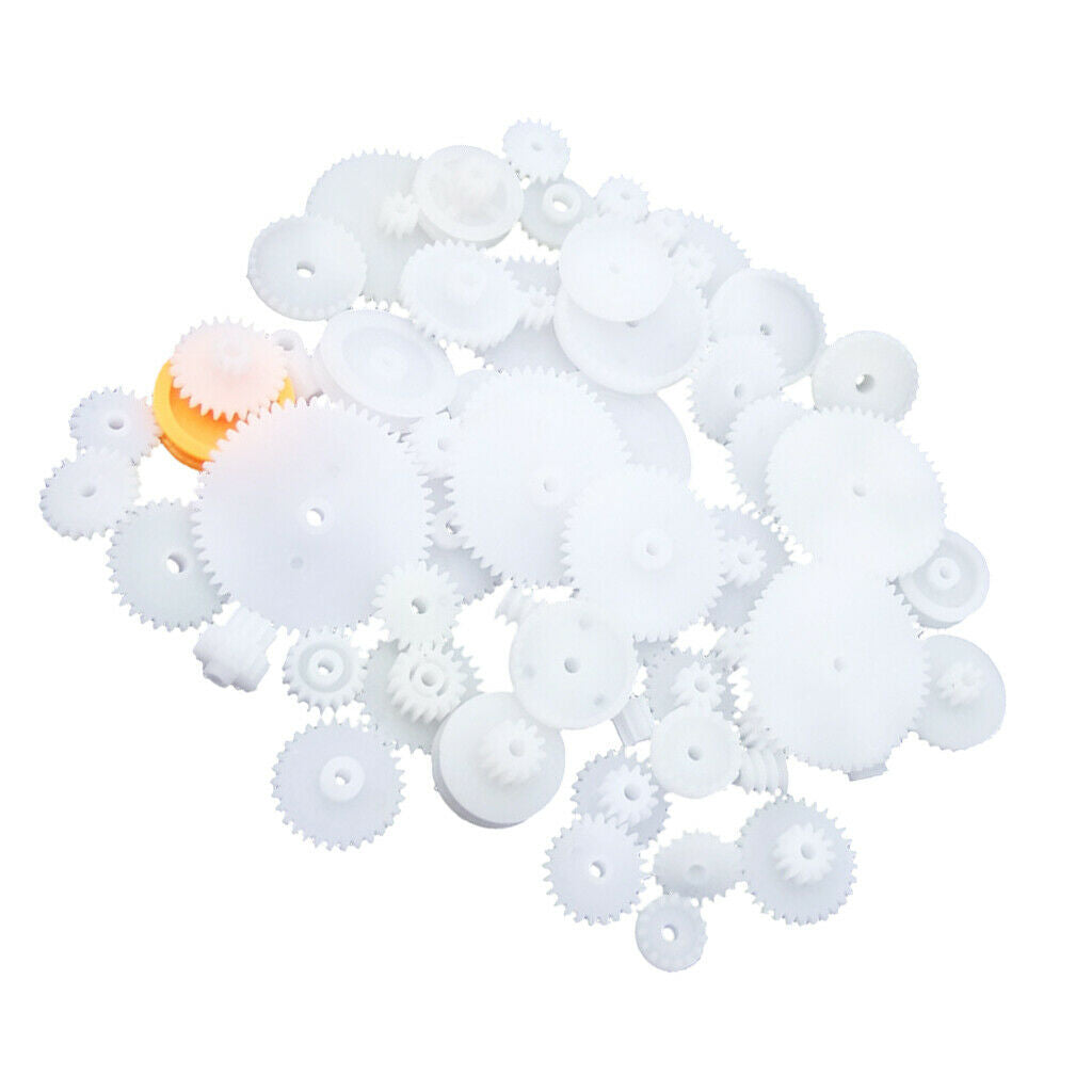 64 Style DIY Plastic Gears Robot Wheel Car Motor Toys Part Accessories Gear
