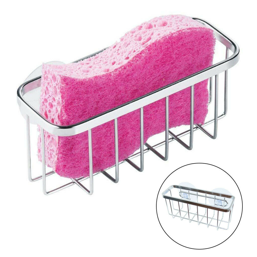 Kitchen Sponges Holder Sink Storage Organizer Quick Drying Save Space