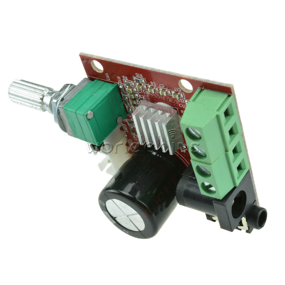 Hi-Fi PAM8610 Audio Stereo Amplifier Board Module Dual D Class Channel 2X10W 12V
