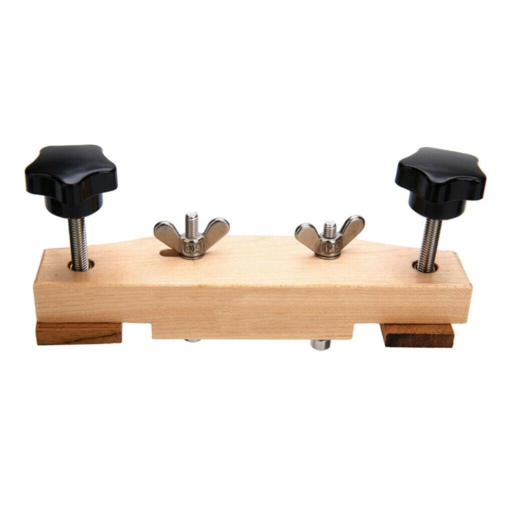Maple Wood Acoustic Guitar Bridge Clamp Set Luthier Tools 1.45x6.02x0.94inch