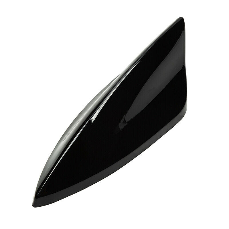 1x Black Car Roof Shark Fin Style Antenna AM/FM Radio Signal Aerial Decor Cover