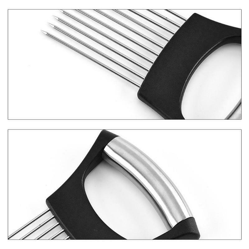 Multipurpose Food Slicer Assistant Cutting Onion Insert Device Manual Vegetable