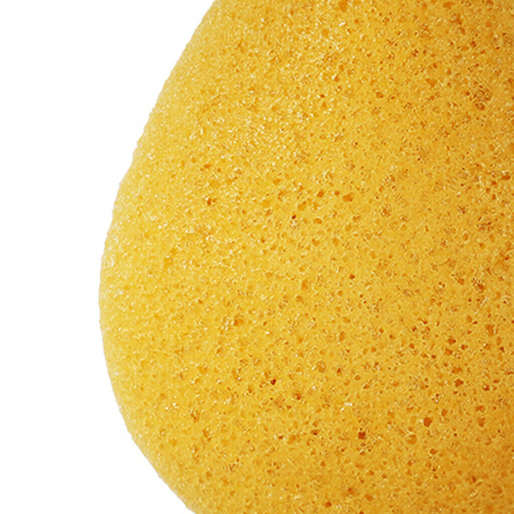 Konjac Face Deep Pore Cleansing Exfoliating Sponge Facial Pad Puff Yellow
