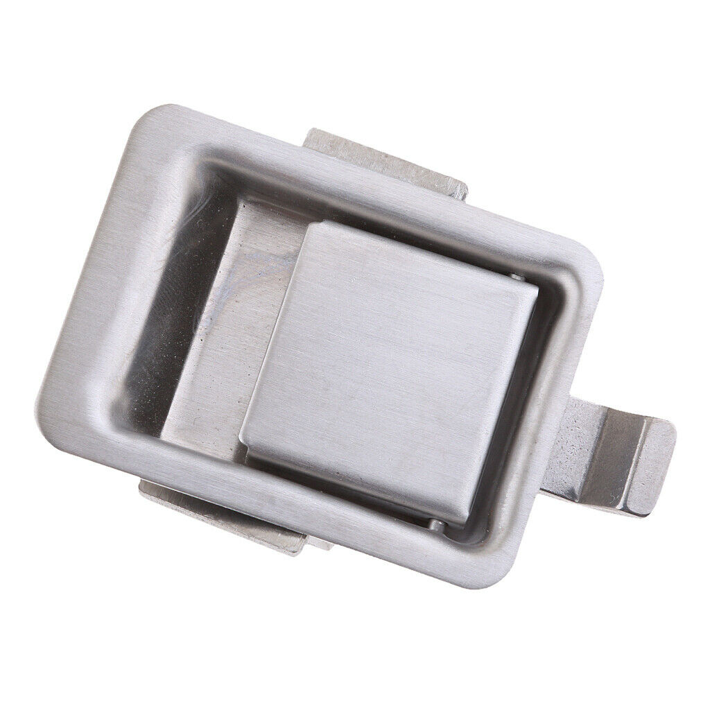 2pcs Stainless Steel Flush Paddle Latch Single Point Latch Rust Resistant