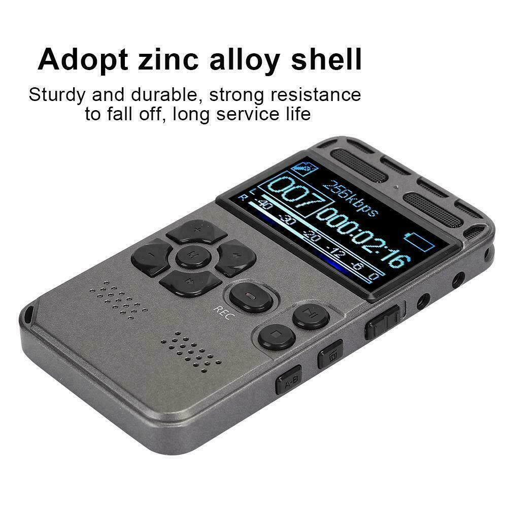 Rechargeable Digital Audio/Sound/Voice Recorder Dictaphone MP3 Player USB 2.0