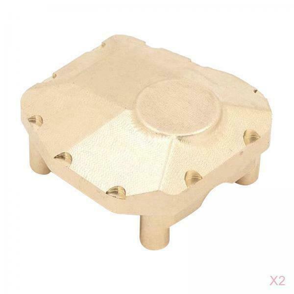 2pcs 40g Diff Cover for Axial SCX10 III AX103007 1/10th Scale RC Vehicle Upgrade