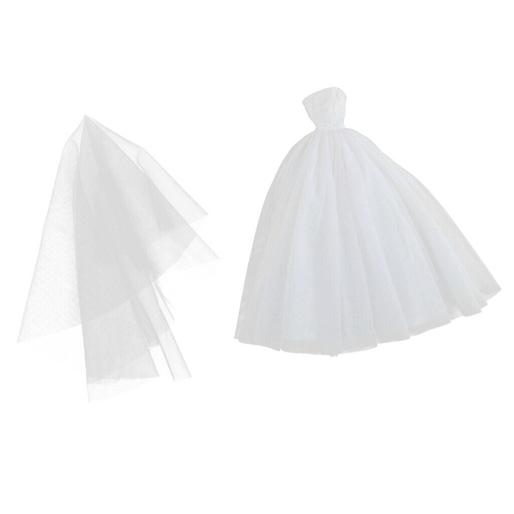 Fashion Clothes Tube Top Dress Wedding Gown &