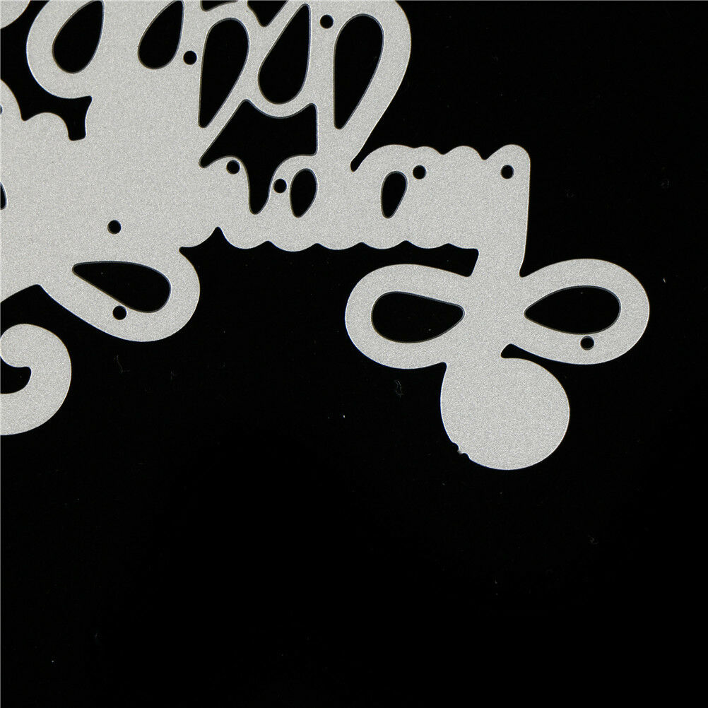 Happy Birthday Alphabet Metal Cutting Dies For DIY Scrapbooking AlbumPaper.l8