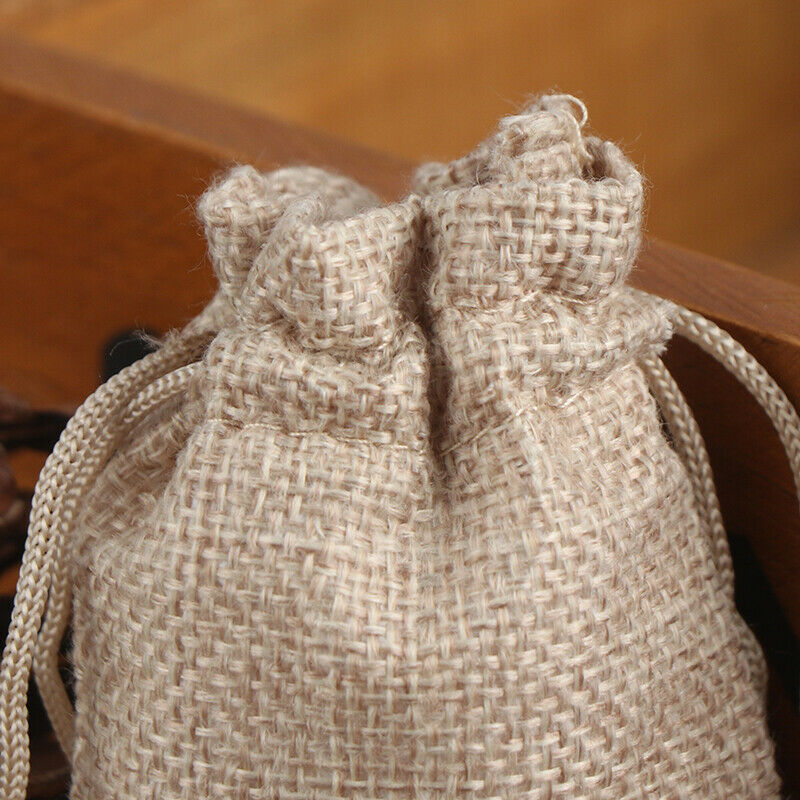 50x Bag Bag Jewelry Bag Jute Velours Cord Bag Small DD