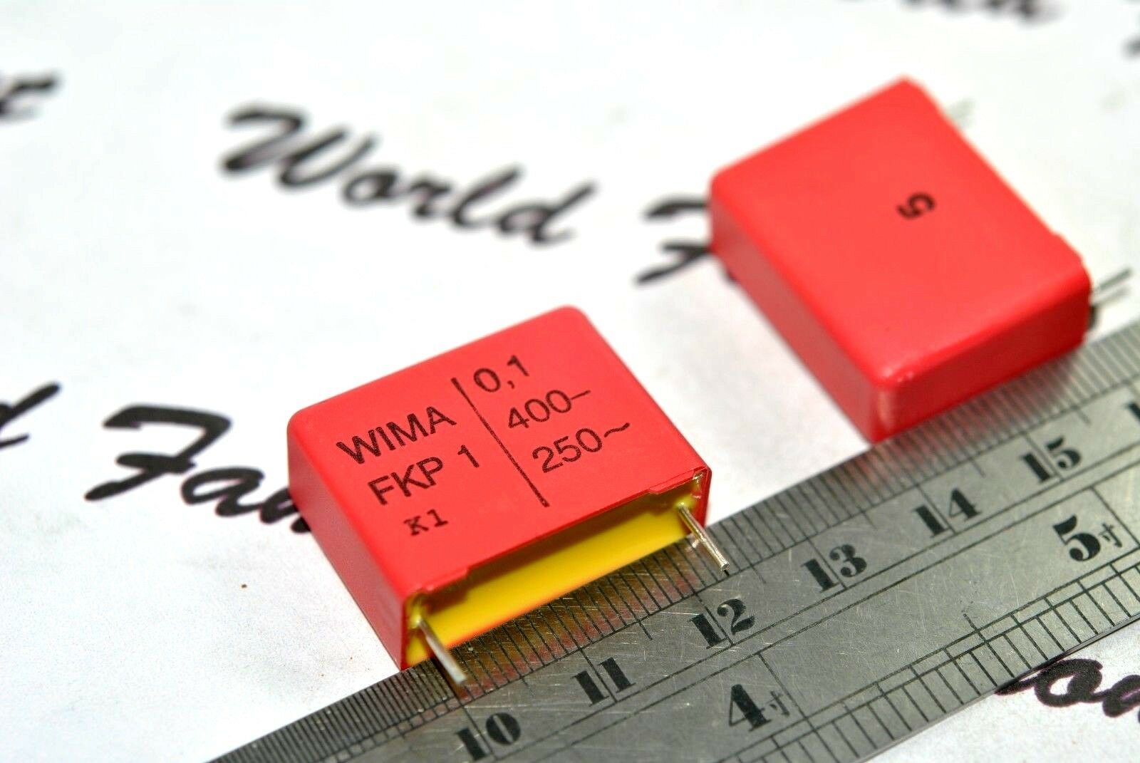 2pcs - WIMA FKP1 0.1uF 400V 5% pitch:22.5mm Capacitor FKP1G031005H00JSSD