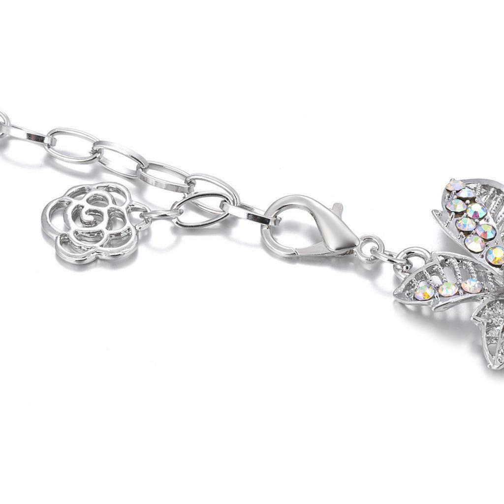 Fashion Women's Crystal Rhinestone Colored Metal Chain Belt 21
