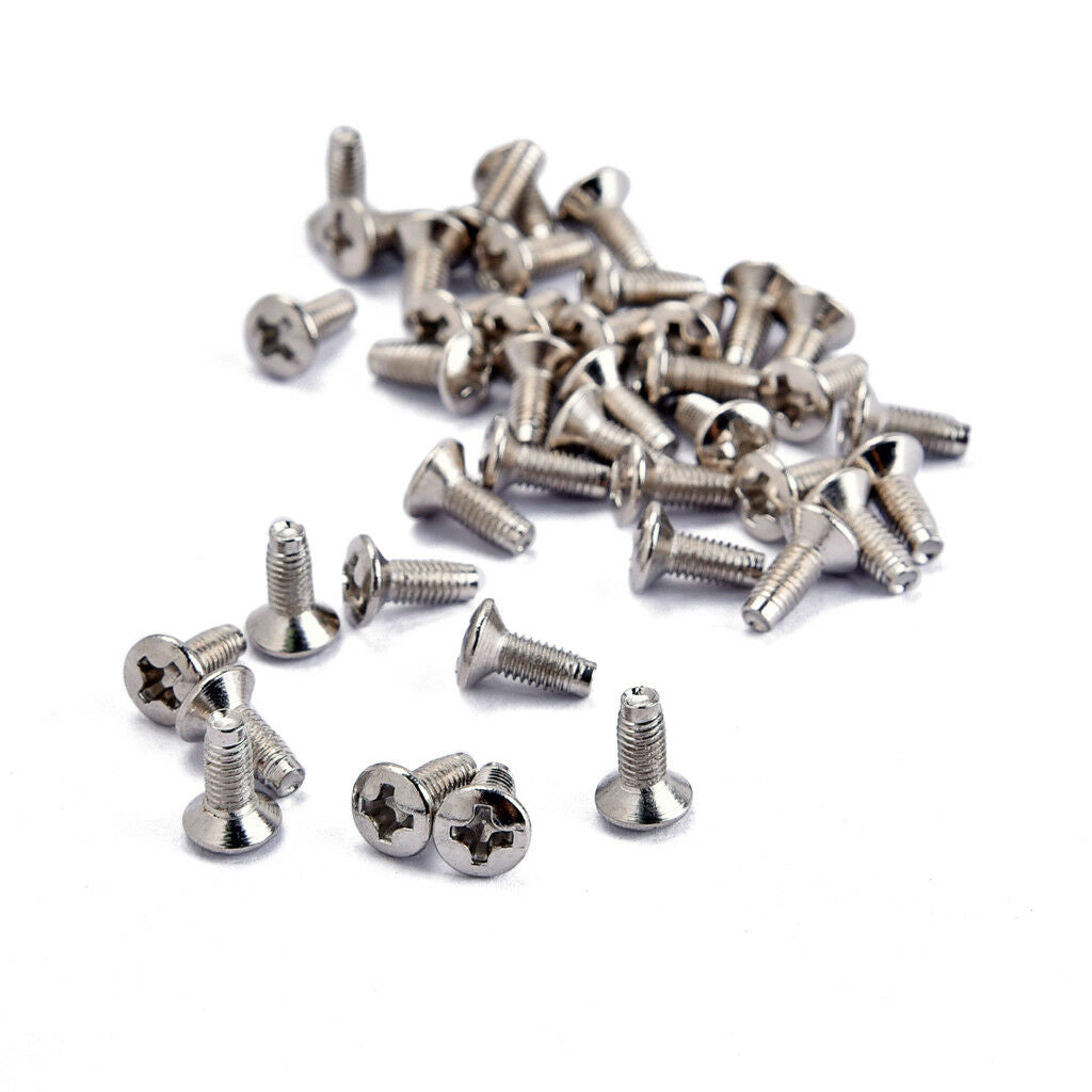40 Pcs Durable Steel Guitar Screws Replacement for Musical Instrument Parts