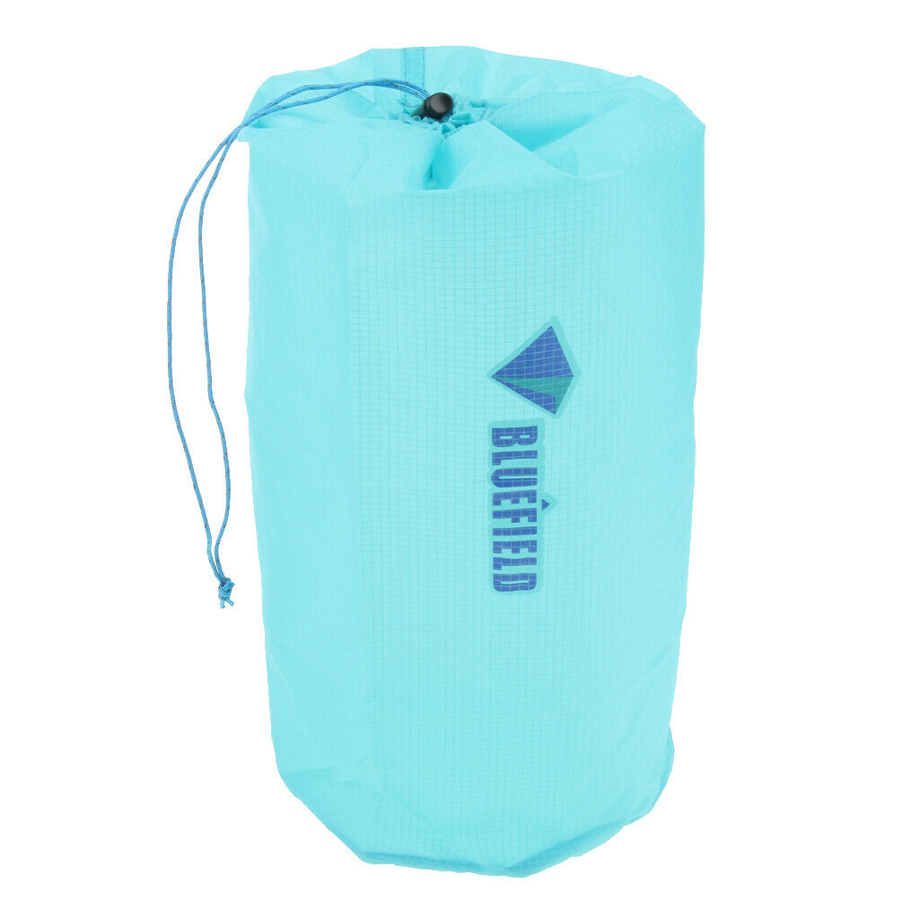 2X Waterproof Drawstring Storage Stuff Sack Dry Bag Outdoor Travel Sky blue M