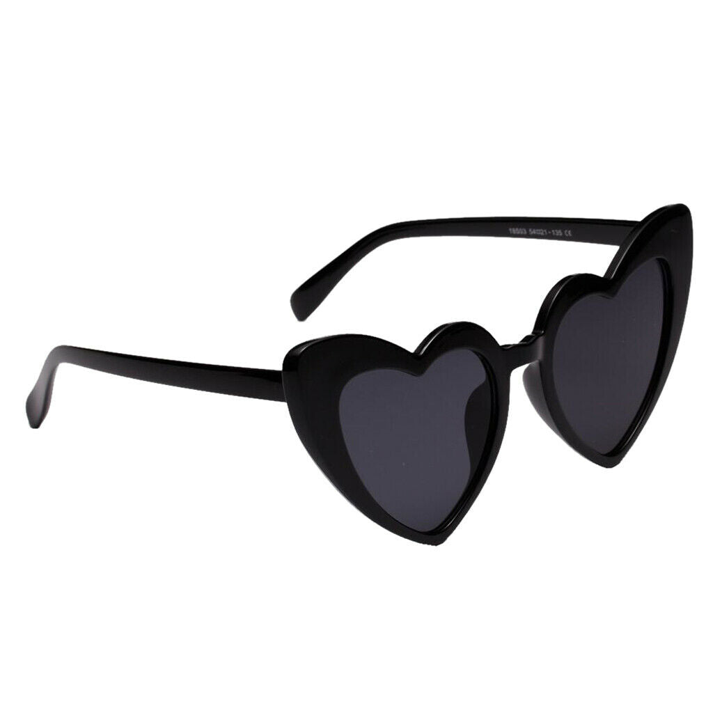 2x UV400 Heart Shaped Sunglasses Goggle Cat Eye Mod Style Retro Glasses