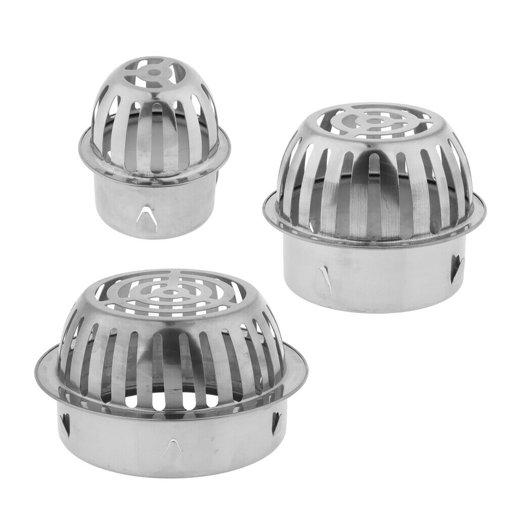 Stainless Steel Floor Drain Plug-In Balcony Roof Outdoor Floor Drain 65mm