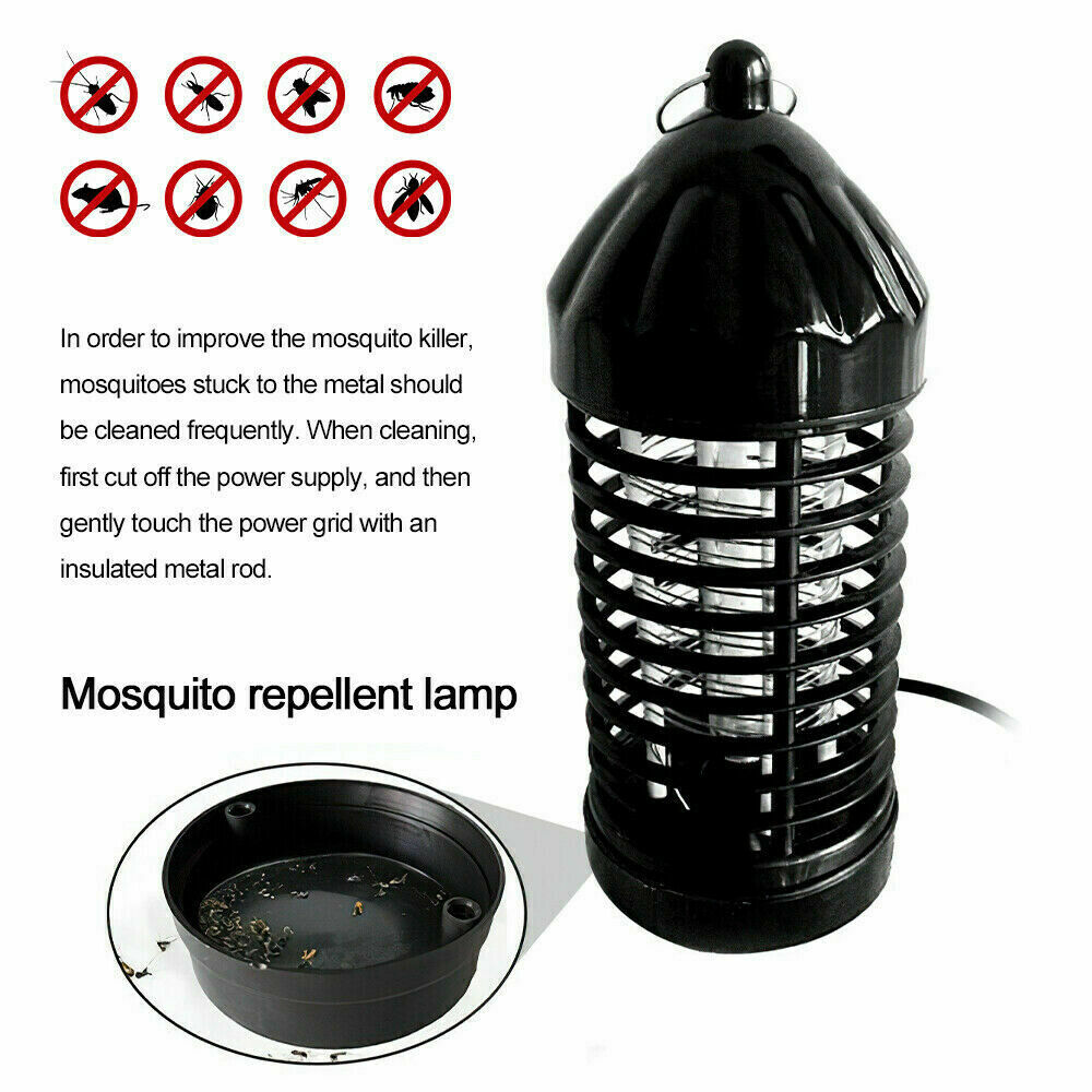 Electric LED Light Fly Bug Zapper Mosquito Insect Killer Trap Lamp Indoor Patio