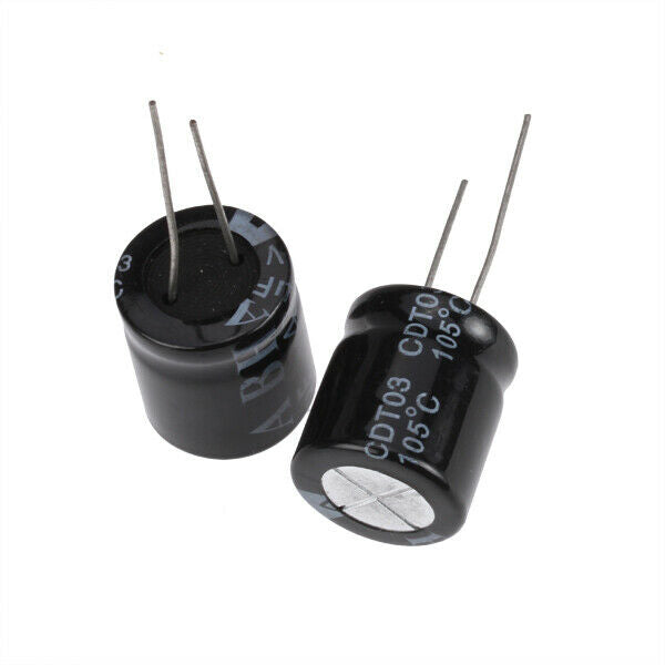 5pcs 400V 47uF 18.20Mm Aluminum Electrolytic Capacitor Garden Tools