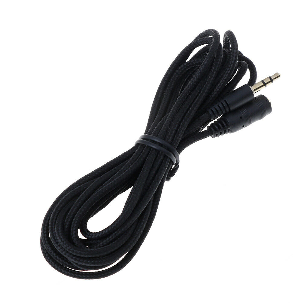3.5mm female--male aux stereo audio headphones extension cable lead cord wirN Ad
