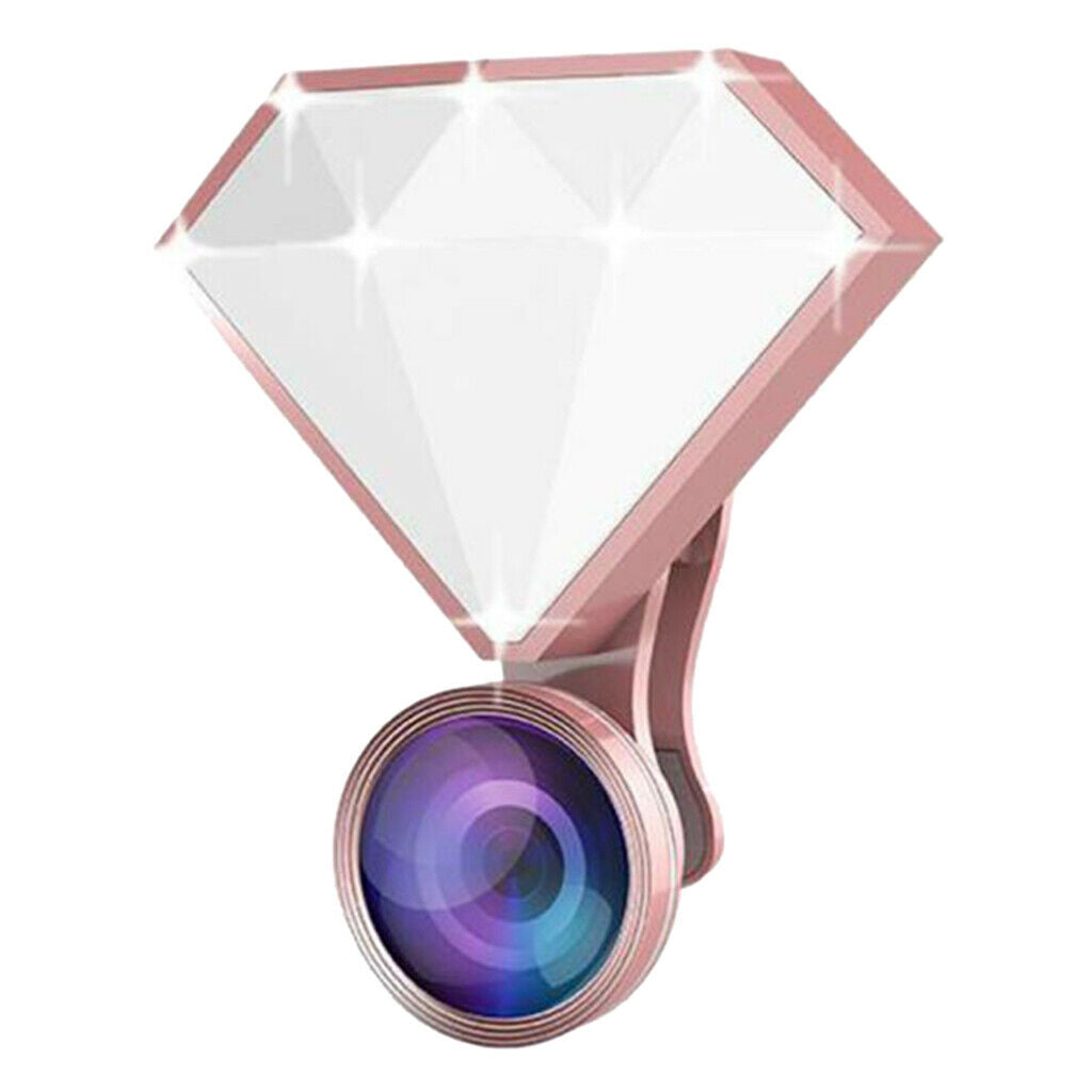 RK30 Diamond 200mAh Adjustment LED Sefile Flash Fill Light Clip For Phones