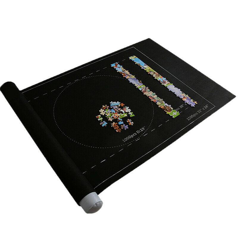 Puzzles Mat Jigsaw Roll Felt Mat Blanket For Up to 1000PC Puzzle Access RljJ BU