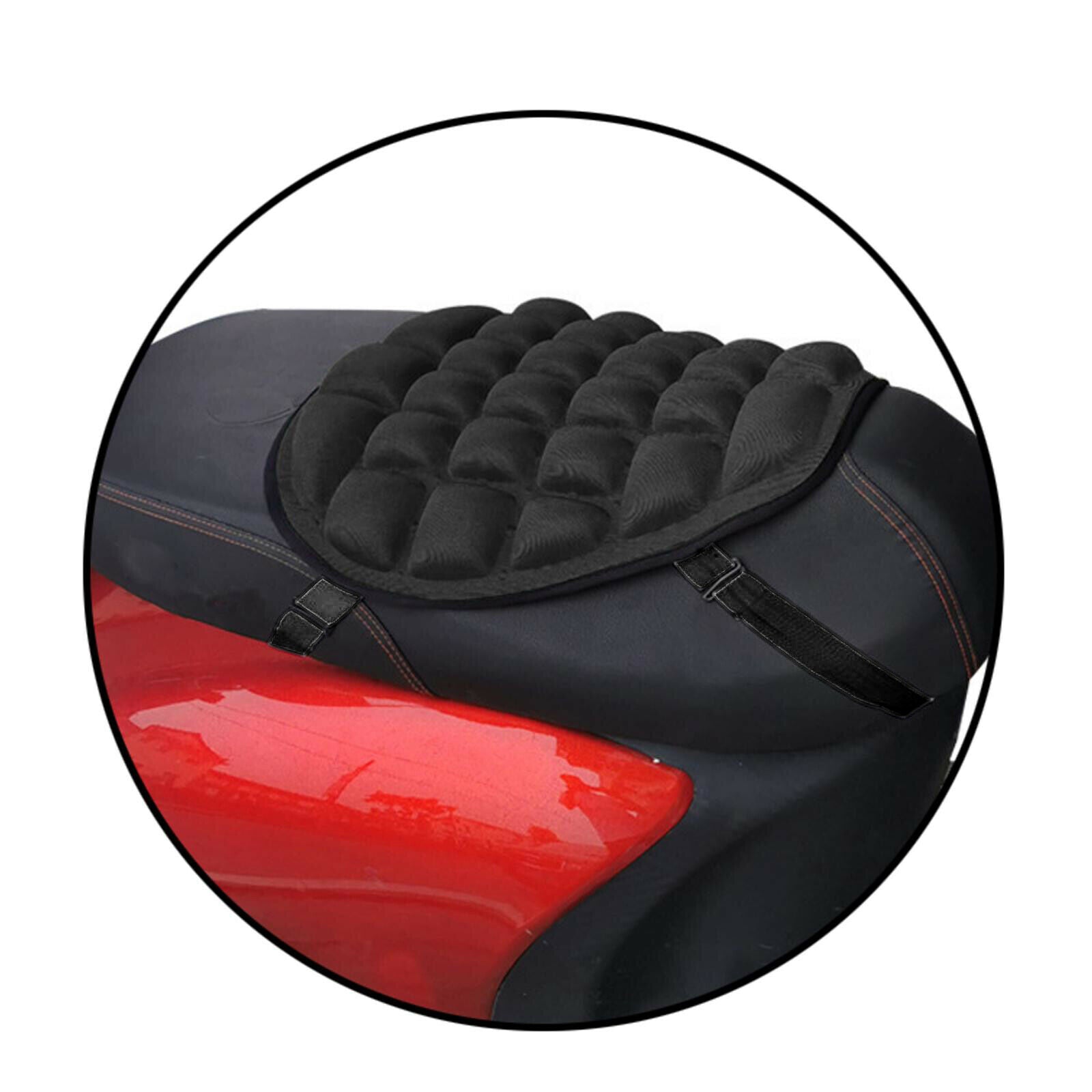 4Pcs Airbags Air Motorbike Seat Cushion Large Shock Absorption for Saddles