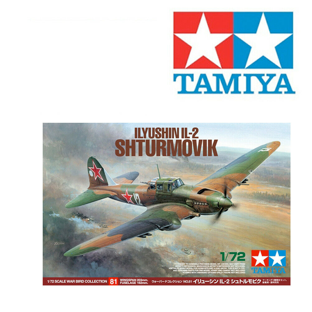 60781 Tamiya Ilyushin Il-2 Sturmovik 1/72th Plastic Kit 1/72 Aircraft