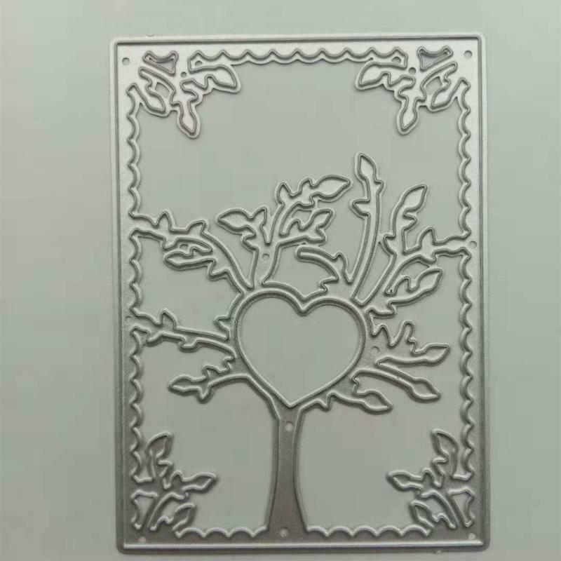 Heart Tree Metal Cutting Dies Stencil DIY Scrapbooking Album Paper Card Template