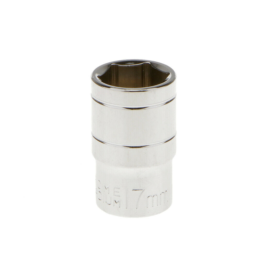 17mm Short 1/2" Drive Socket Metric Hexagonal