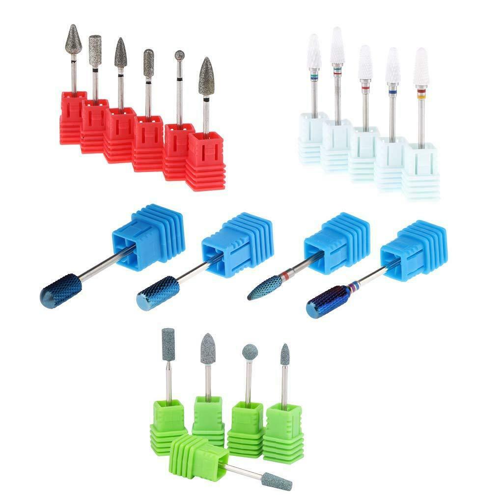 20Pcs Pro Nail Drill Bits Gel Polish Grinding Heads Pedicure Manicure Tools