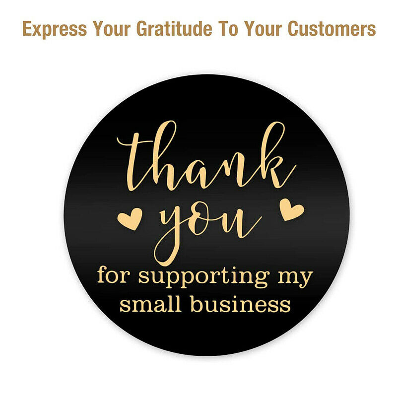 500Pcs/Roll 38MM Thank You Stickers Paper Seal Label Cookies Gift DecoratioN Lt