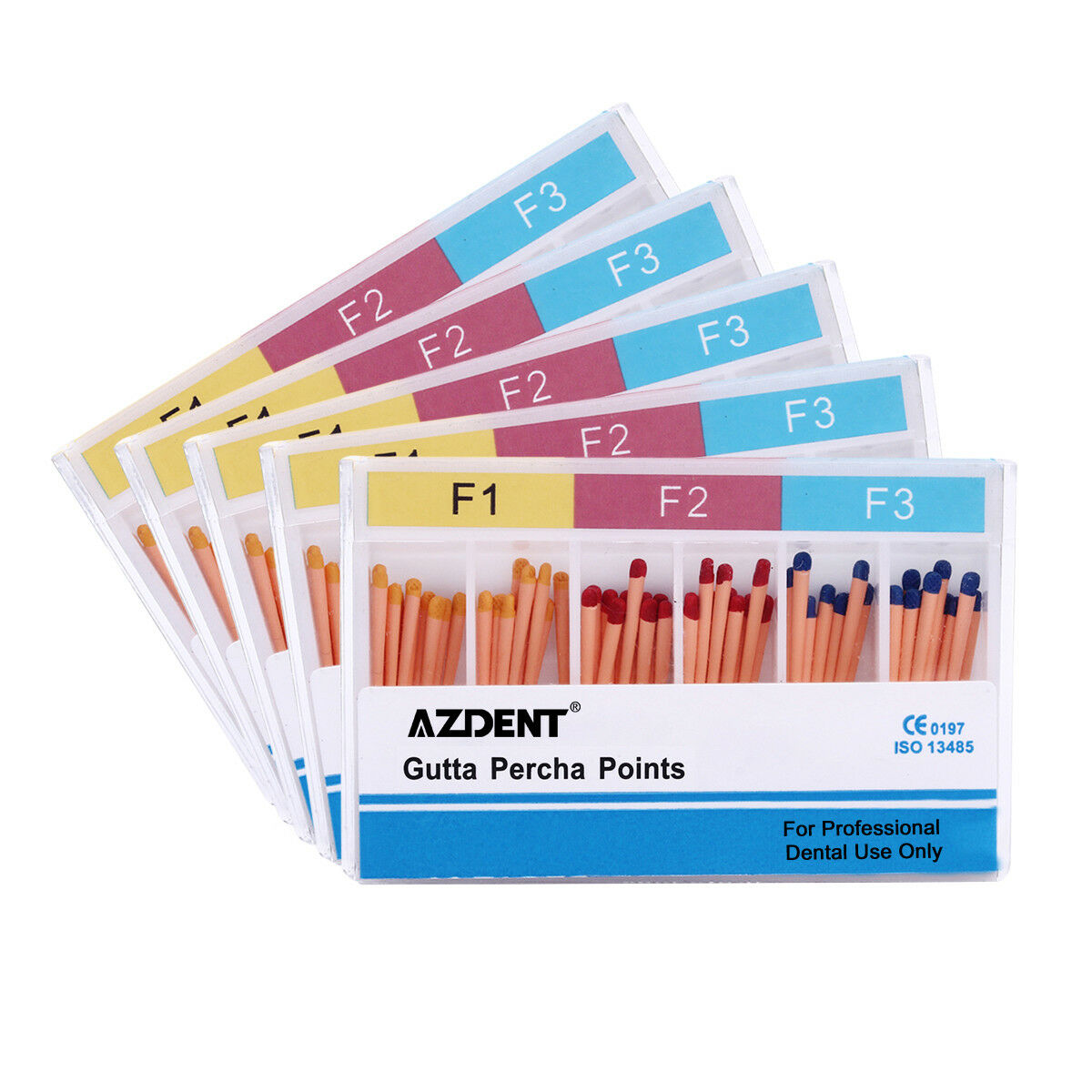 20X Dental Gutta Percha Points Tips F1 F2 F3 for Universal Dental Use 60pc/kit